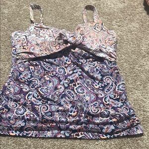 Paisley Print Bathing suit top